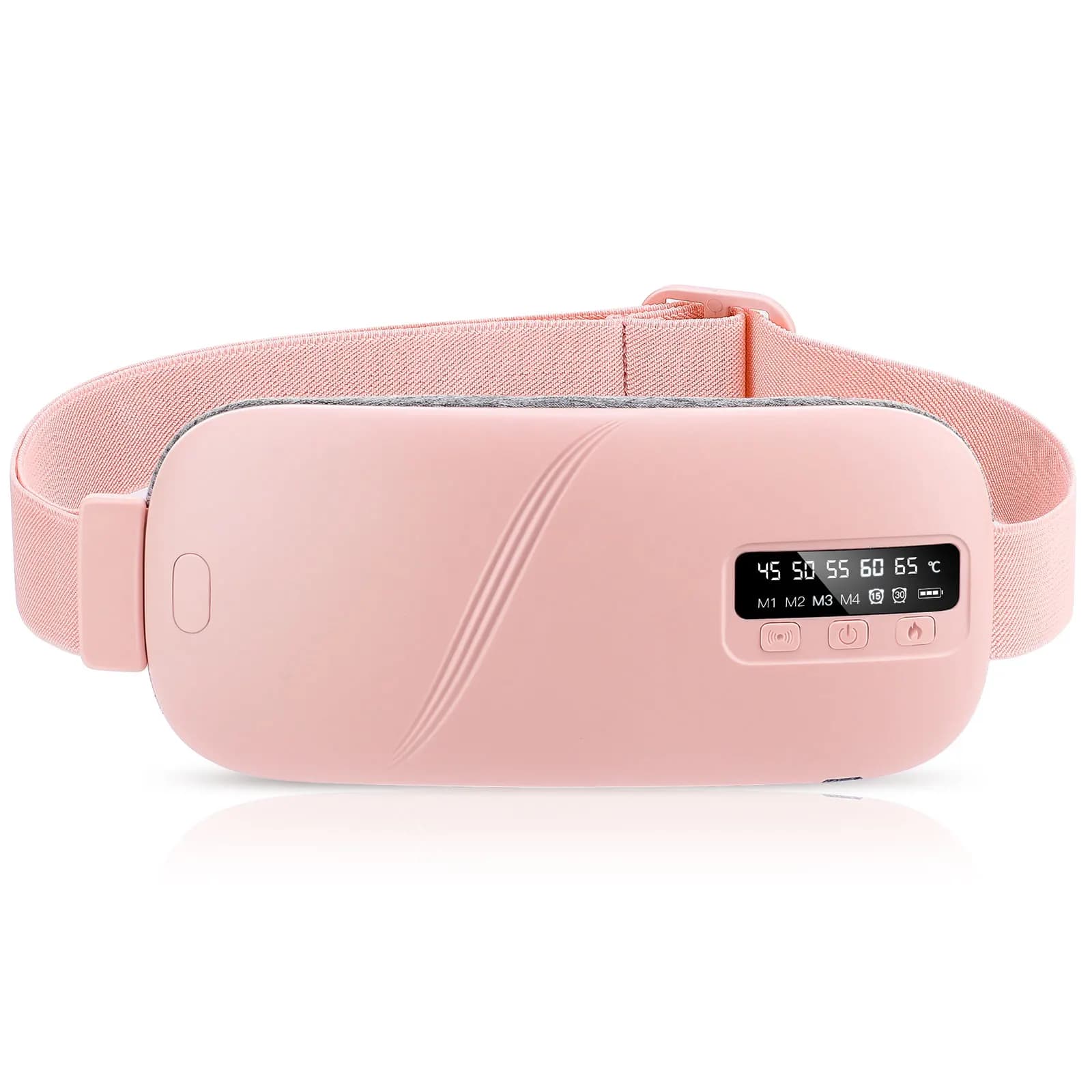 Women's 4 Modes Period Heating Belt Menstrual Abdominal Warmer with Vibration Massage